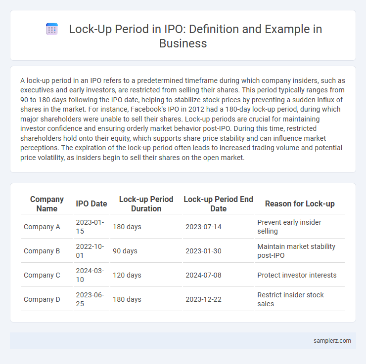 Lock-Up Period in IPO: Definition and Example in Business