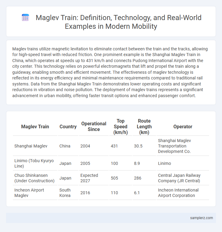 Maglev Train: Definition, Technology, and Real-World Examples in Modern Mobility