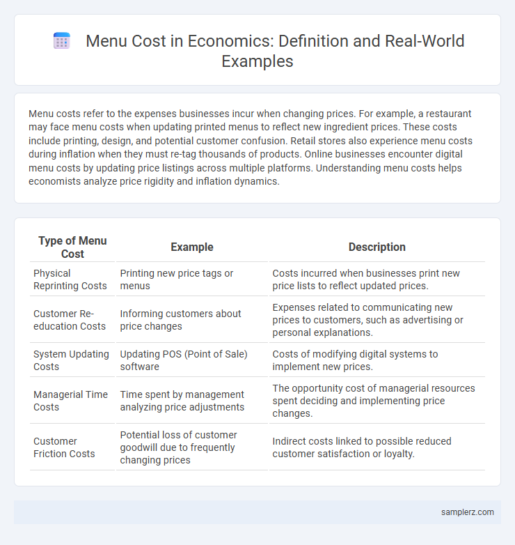 Menu Cost in Economics: Definition and Real-World Examples