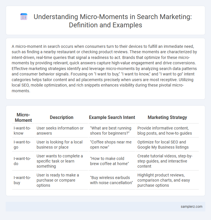 Understanding Micro-Moments in Search Marketing: Definition and Examples