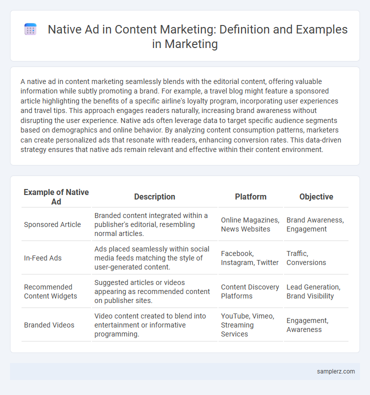 Native Ad in Content Marketing: Definition and Examples in Marketing