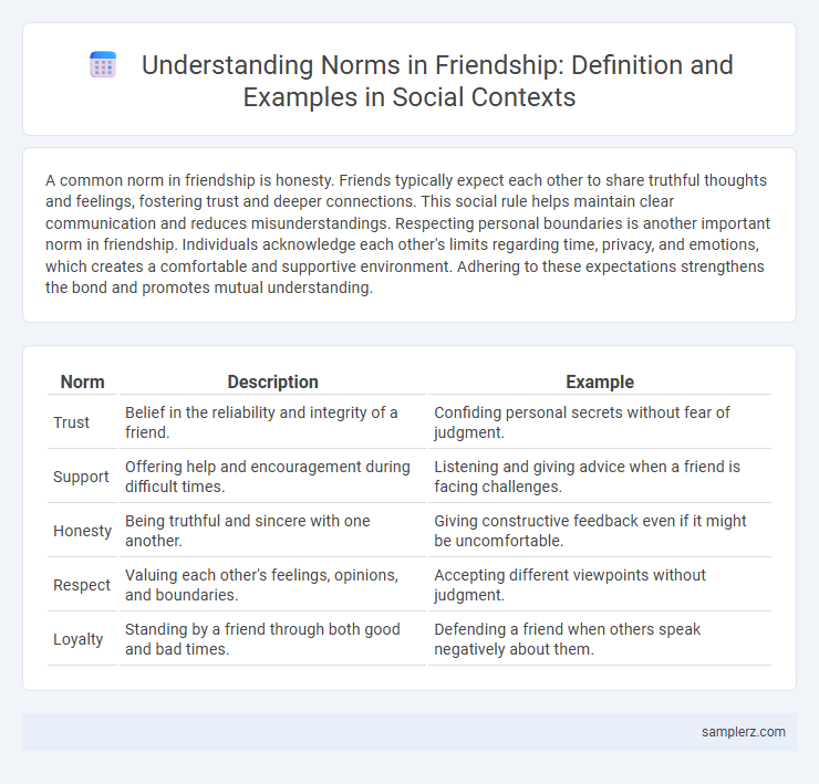 Understanding Norms in Friendship: Definition and Examples in Social Contexts