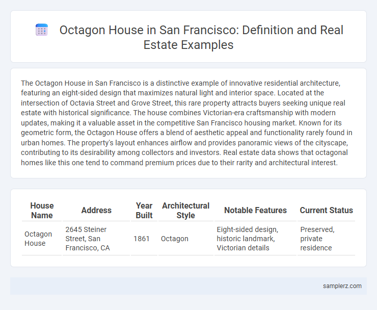 Octagon House in San Francisco: Definition and Real Estate Examples