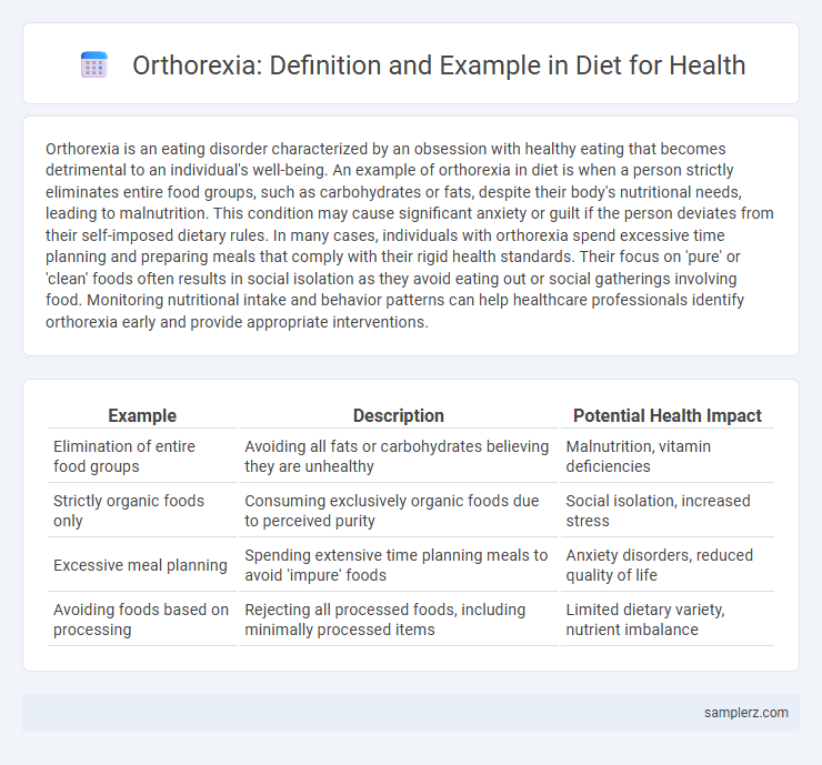 Orthorexia: Definition and Example in Diet for Health