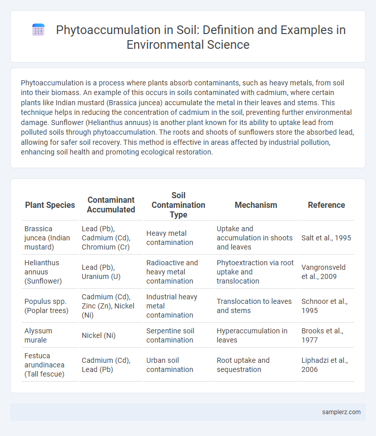 Phytoaccumulation in Soil: Definition and Examples in Environmental Science