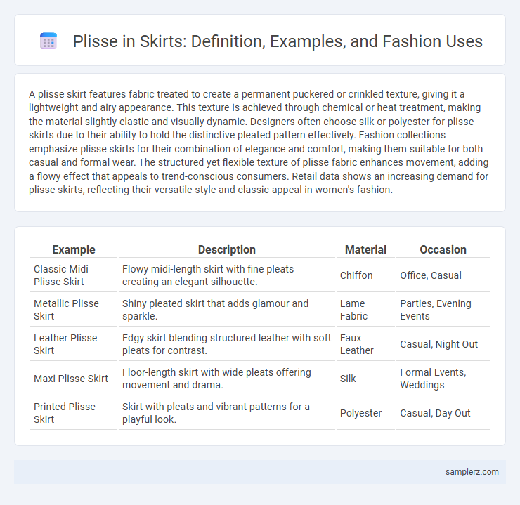 Plisse in Skirts: Definition, Examples, and Fashion Uses