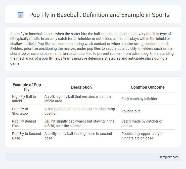 Pop Fly in Baseball: Definition and Example in Sports