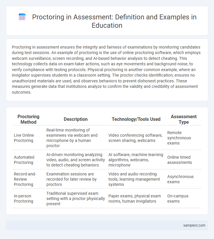 Proctoring in Assessment: Definition and Examples in Education