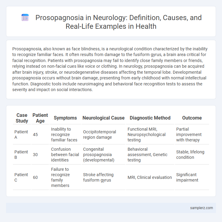 Prosopagnosia in Neurology: Definition, Causes, and Real-Life Examples in Health