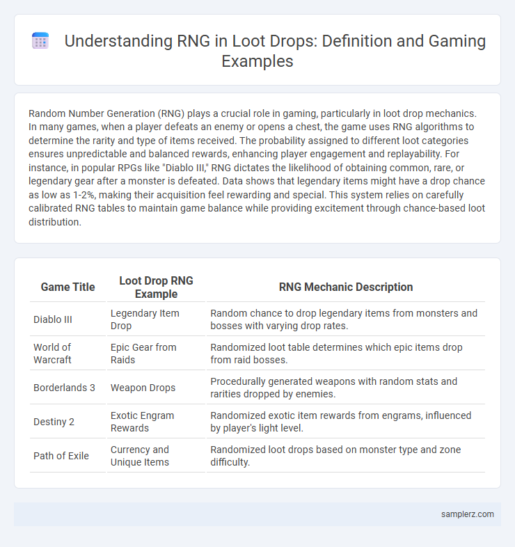 Understanding RNG in Loot Drops: Definition and Gaming Examples