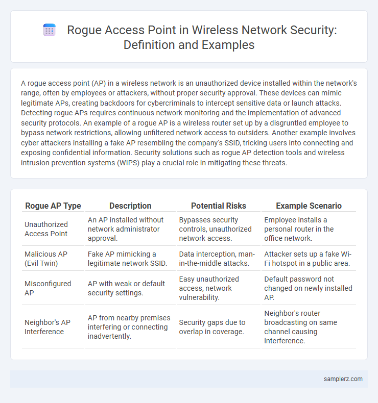 Rogue Access Point in Wireless Network Security: Definition and Examples