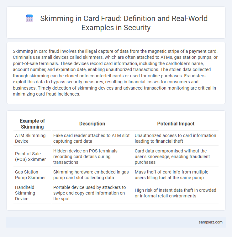 Skimming in Card Fraud: Definition and Real-World Examples in Security