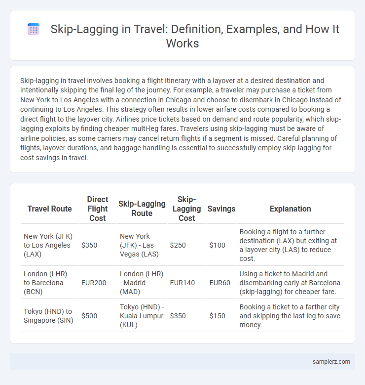 Skip-Lagging in Travel: Definition, Examples, and How It Works