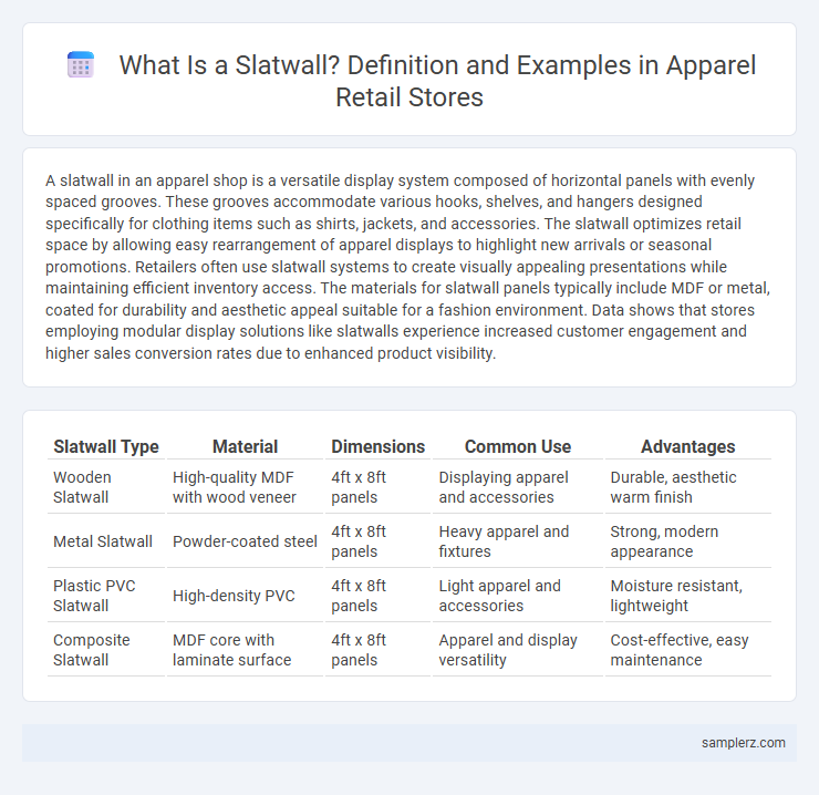 What Is a Slatwall? Definition and Examples in Apparel Retail Stores