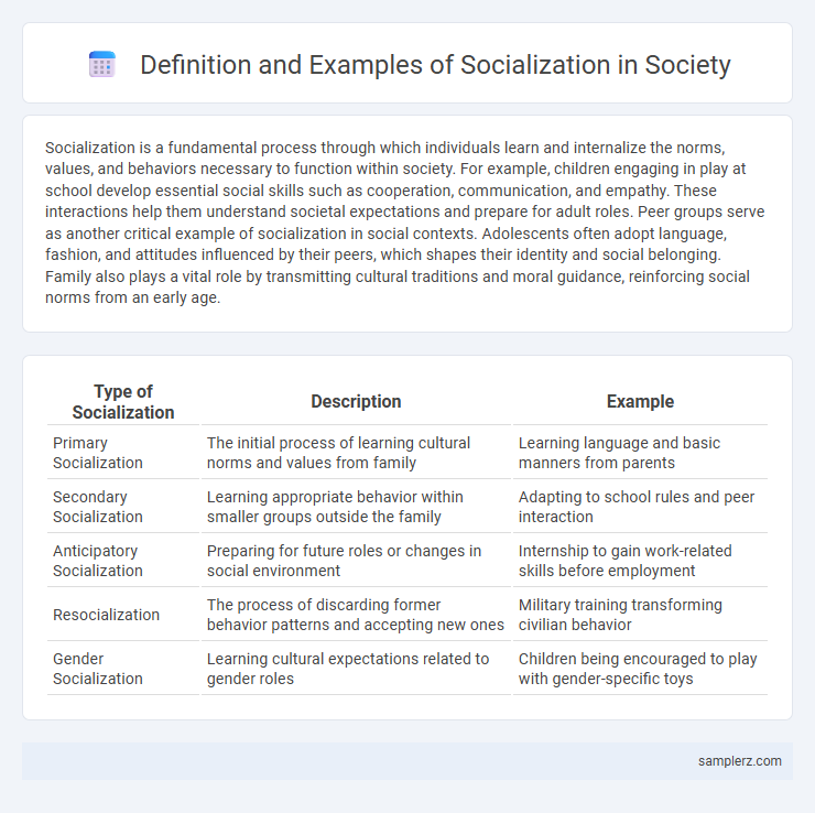 Definition and Examples of Socialization in Society