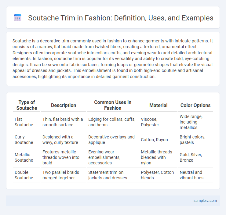 Soutache Trim in Fashion: Definition, Uses, and Examples