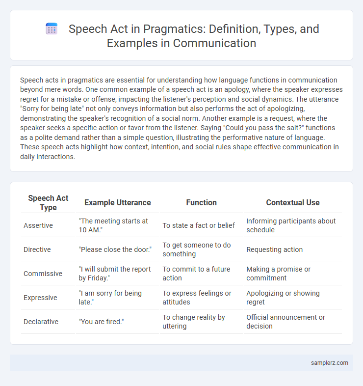 Speech Act in Pragmatics: Definition, Types, and Examples in Communication