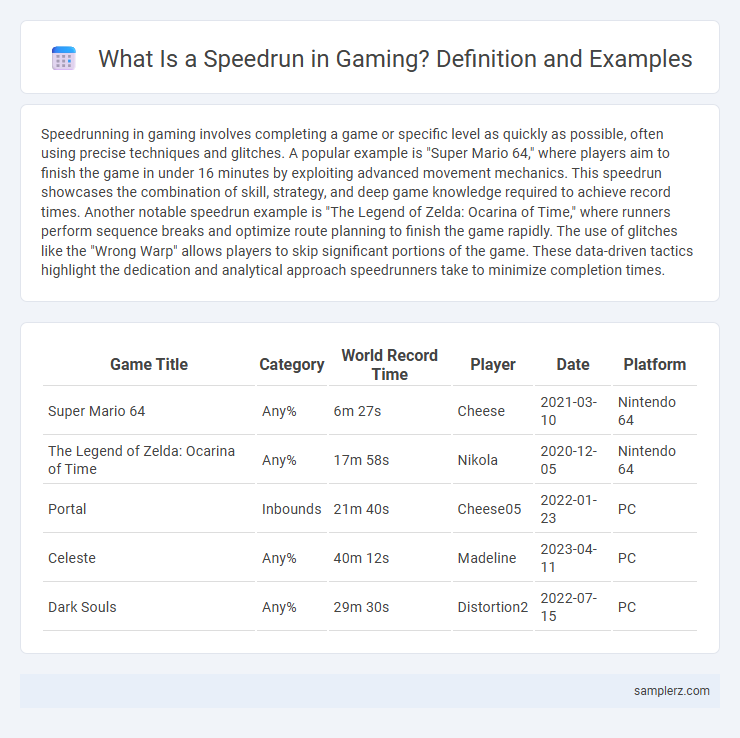 What Is a Speedrun in Gaming? Definition and Examples