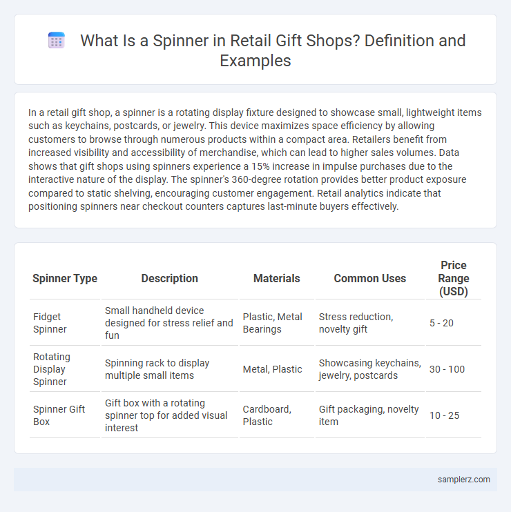 What Is a Spinner in Retail Gift Shops? Definition and Examples