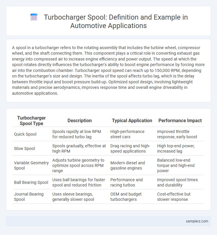 Turbocharger Spool: Definition and Example in Automotive Applications
