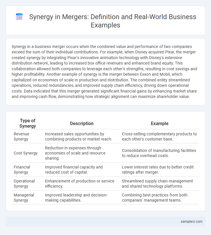Synergy in Mergers: Definition and Real-World Business Examples