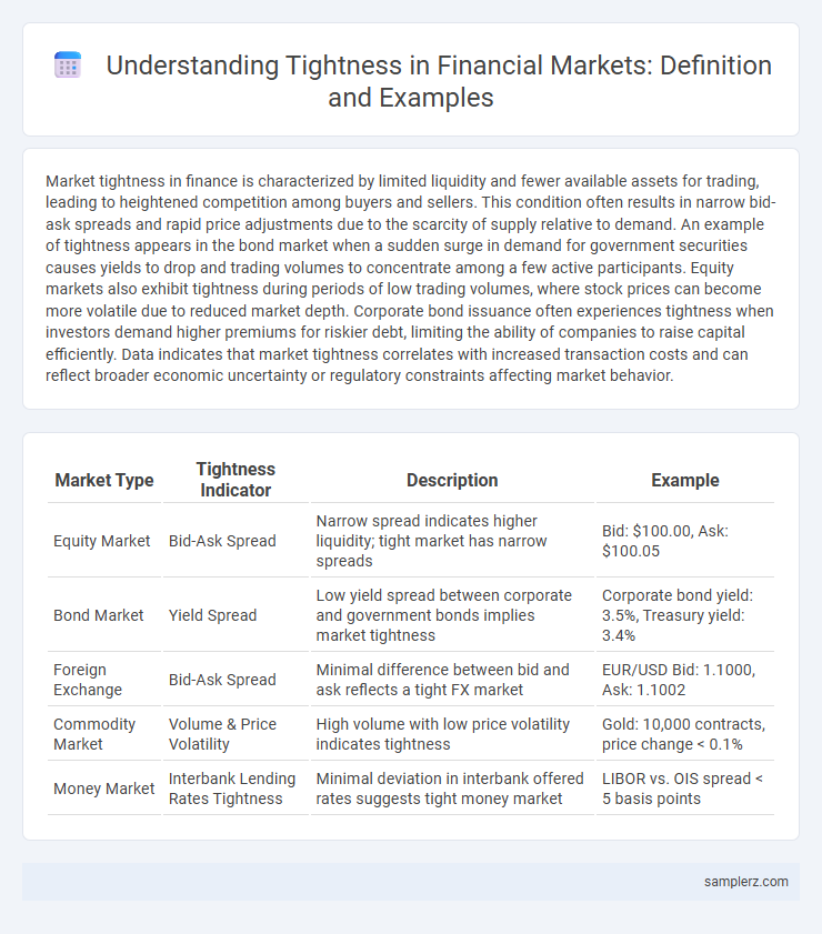 Understanding Tightness in Financial Markets: Definition and Examples