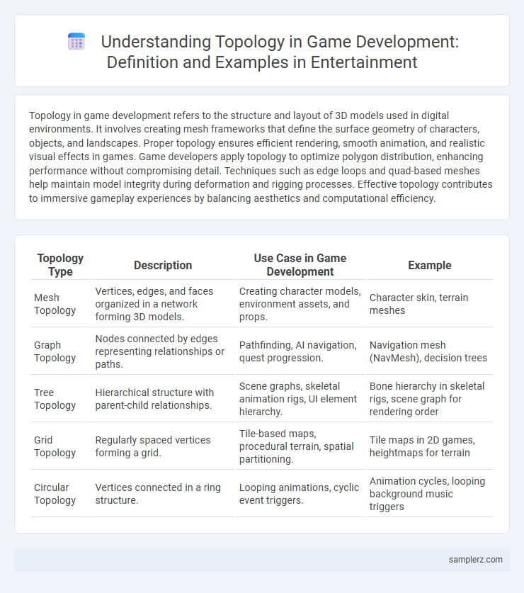 Understanding Topology in Game Development: Definition and Examples in Entertainment