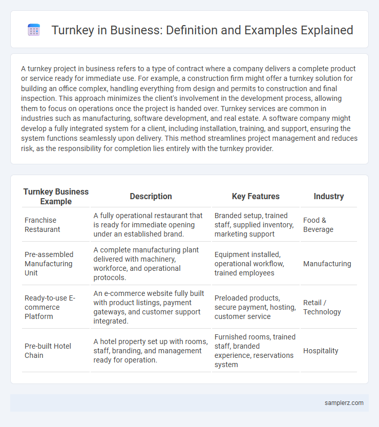 Turnkey in Business: Definition and Examples Explained