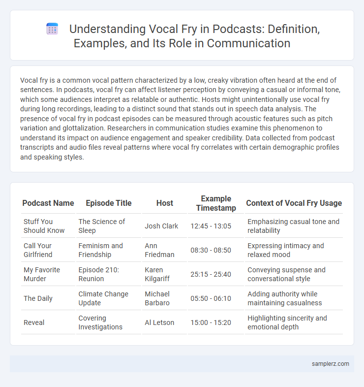 Understanding Vocal Fry in Podcasts: Definition, Examples, and Its Role in Communication