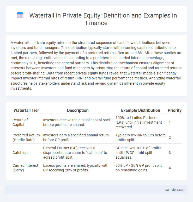 Waterfall in Private Equity: Definition and Examples in Finance
