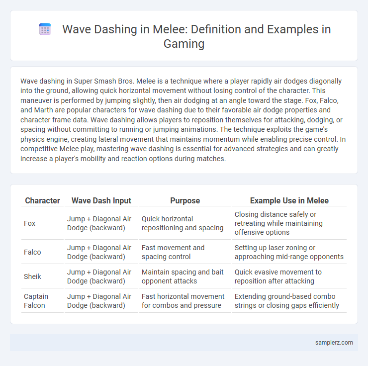 Wave Dashing in Melee: Definition and Examples in Gaming