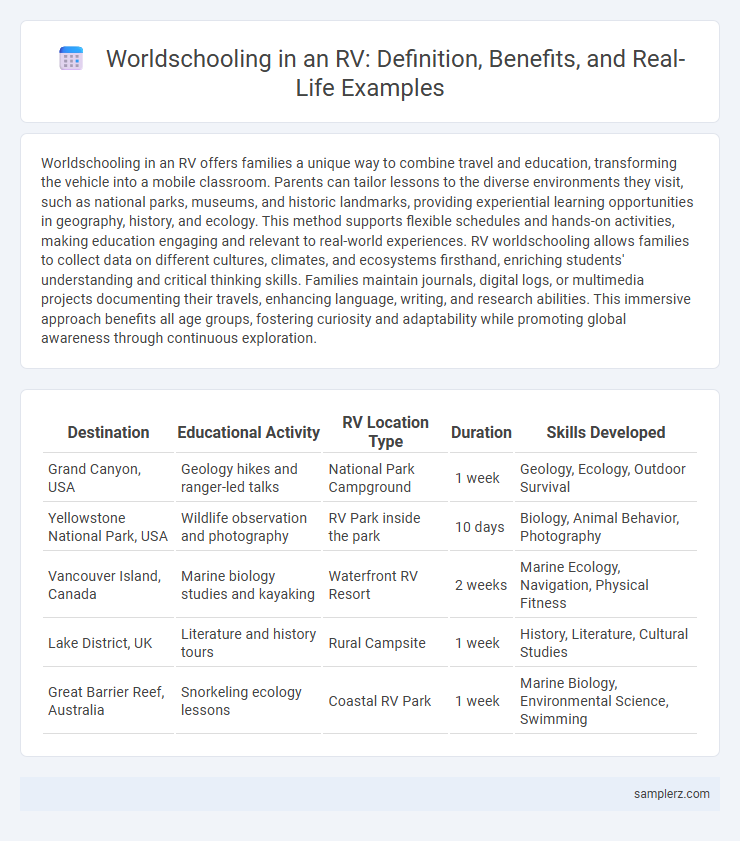 Worldschooling in an RV: Definition, Benefits, and Real-Life Examples
