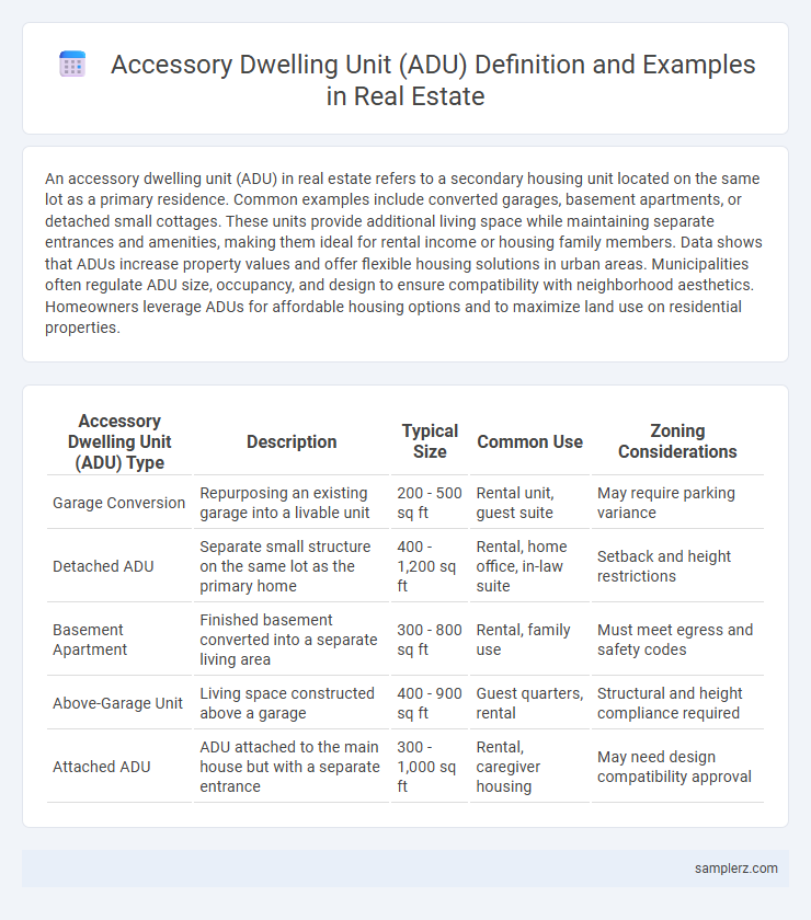 Accessory Dwelling Unit (ADU) Definition and Examples in Real Estate