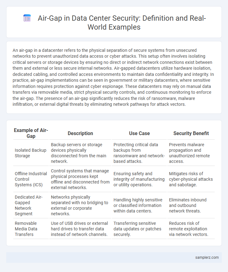 Air-Gap in Data Center Security: Definition and Real-World Examples
