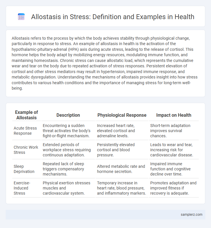 Allostasis in Stress: Definition and Examples in Health