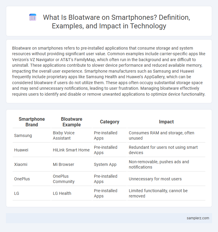 What Is Bloatware on Smartphones? Definition, Examples, and Impact in Technology
