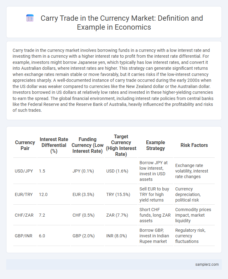 Carry Trade in the Currency Market: Definition and Example in Economics