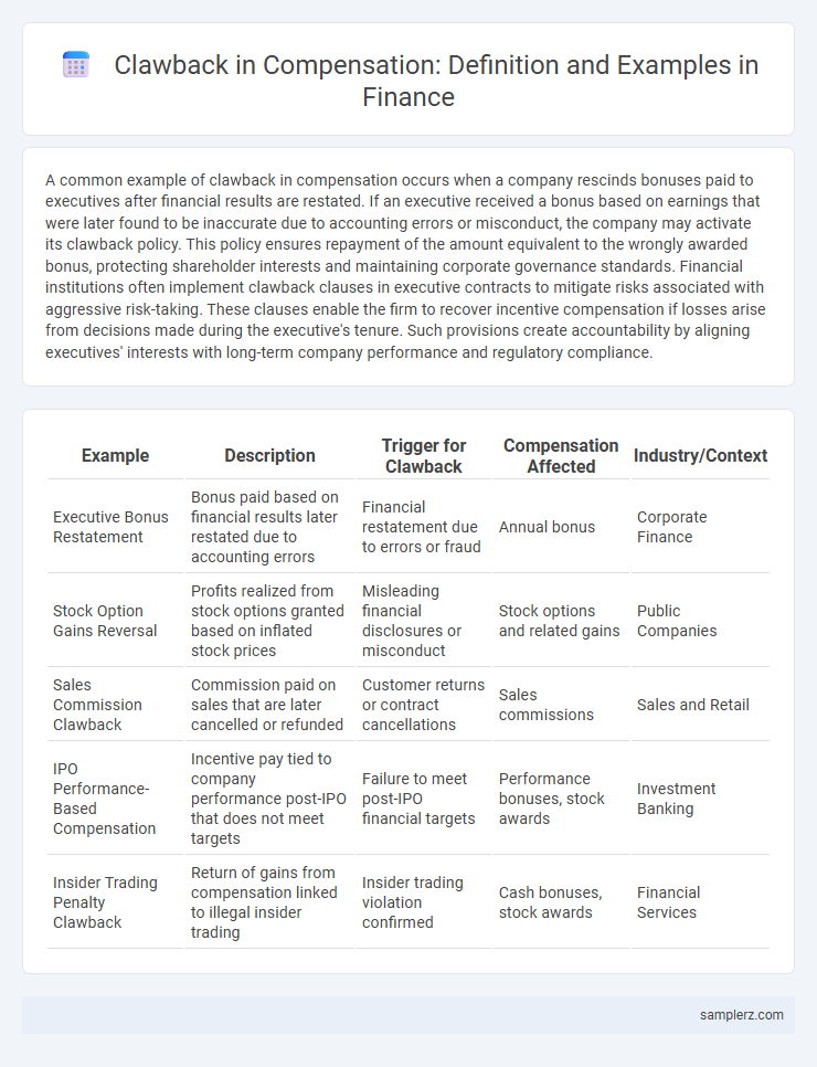 Clawback in Compensation: Definition and Examples in Finance