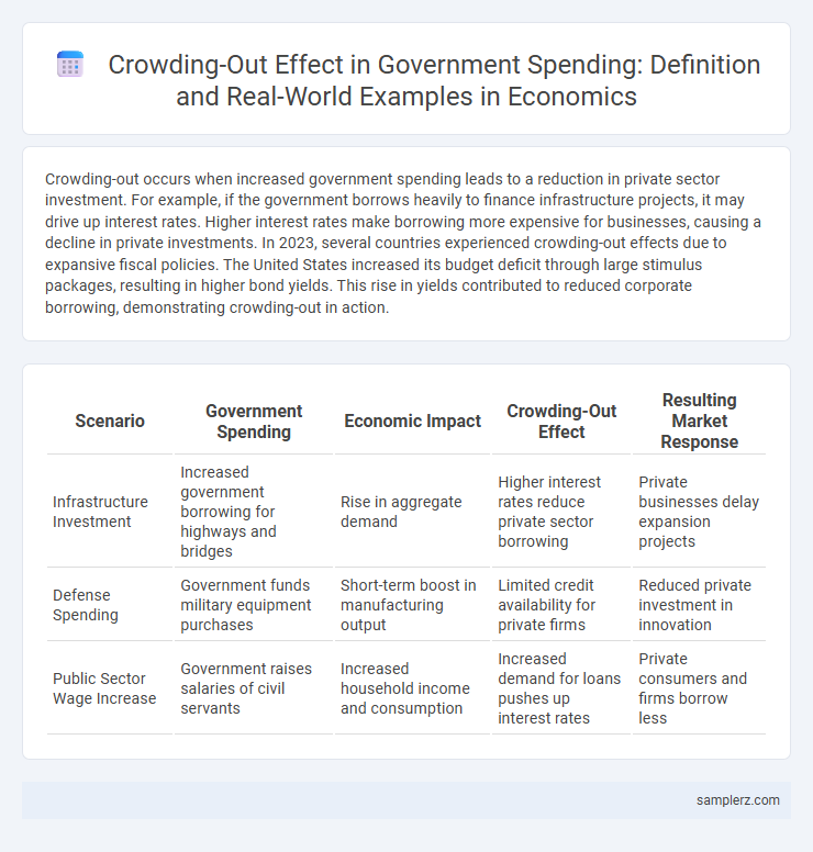 Crowding-Out Effect in Government Spending: Definition and Real-World Examples in Economics