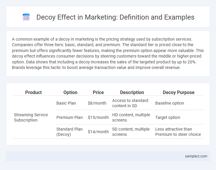 Decoy Effect in Marketing: Definition and Examples