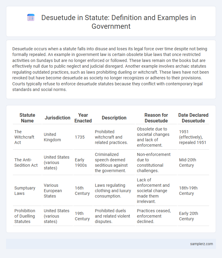 Desuetude in Statute: Definition and Examples in Government