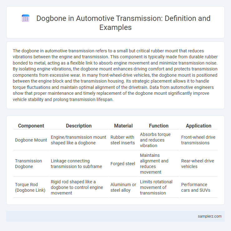 Dogbone in Automotive Transmission: Definition and Examples