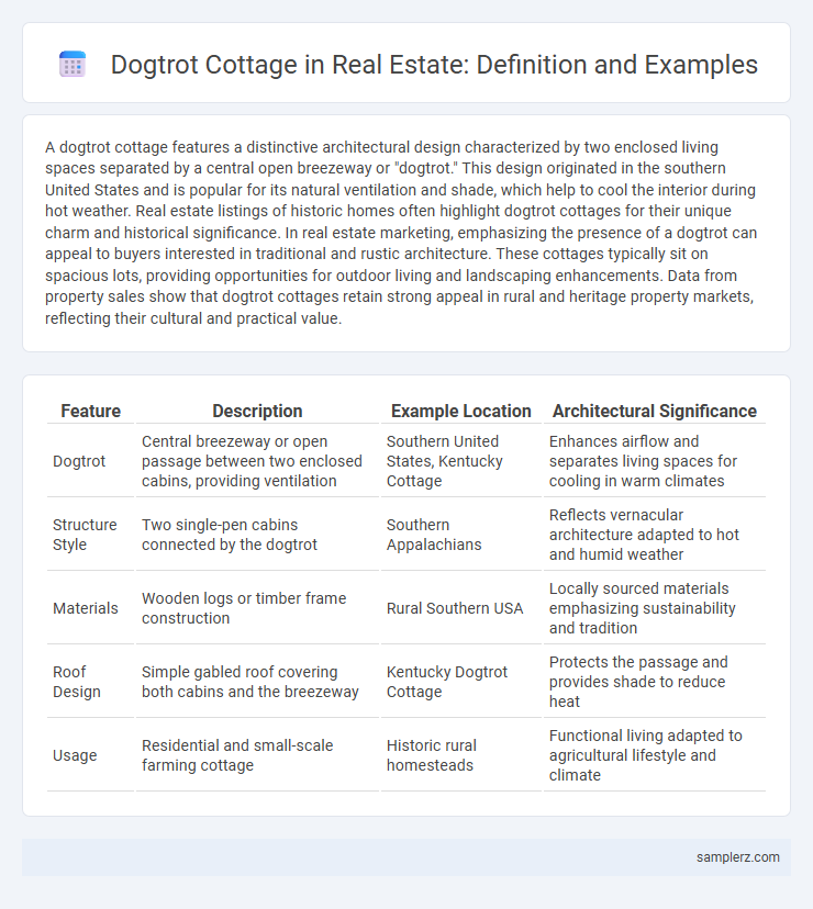 Dogtrot Cottage in Real Estate: Definition and Examples