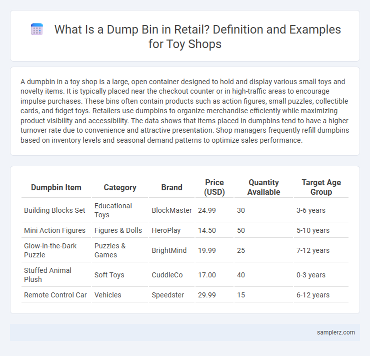 What Is a Dump Bin in Retail? Definition and Examples for Toy Shops