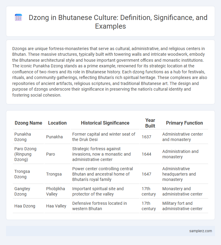 Dzong in Bhutanese Culture: Definition, Significance, and Examples