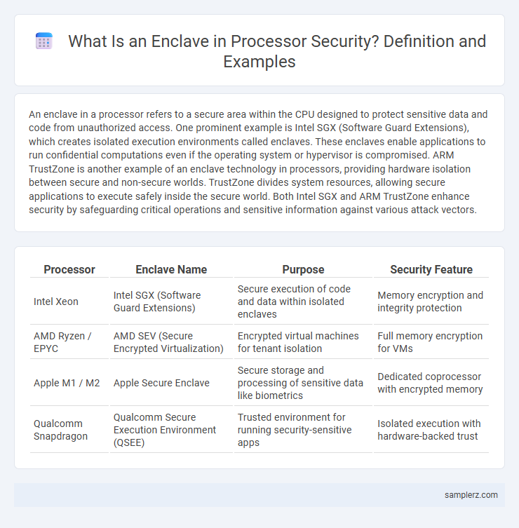 What Is an Enclave in Processor Security? Definition and Examples