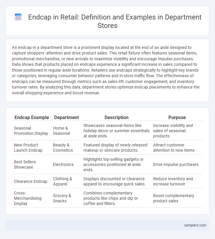 Endcap in Retail: Definition and Examples in Department Stores