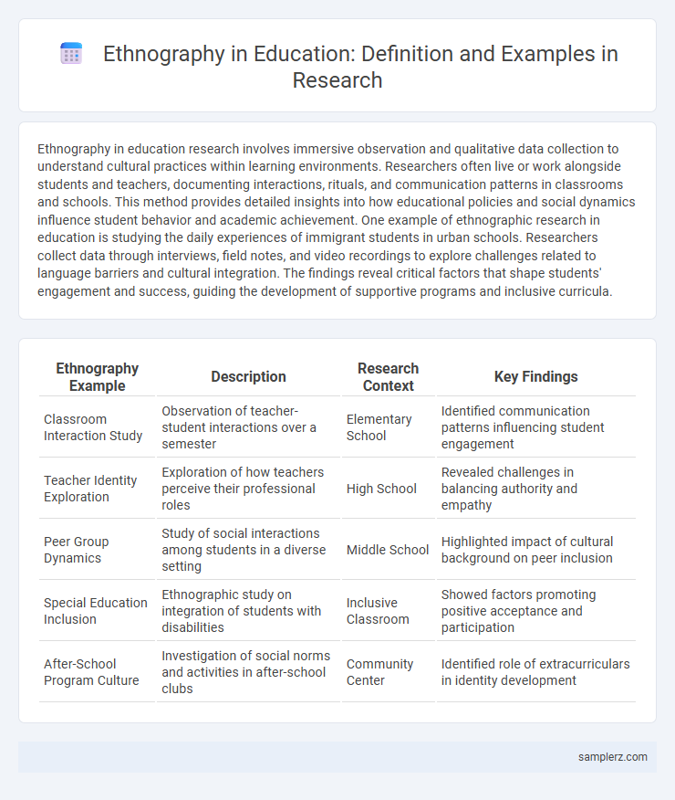 Ethnography in Education: Definition and Examples in Research