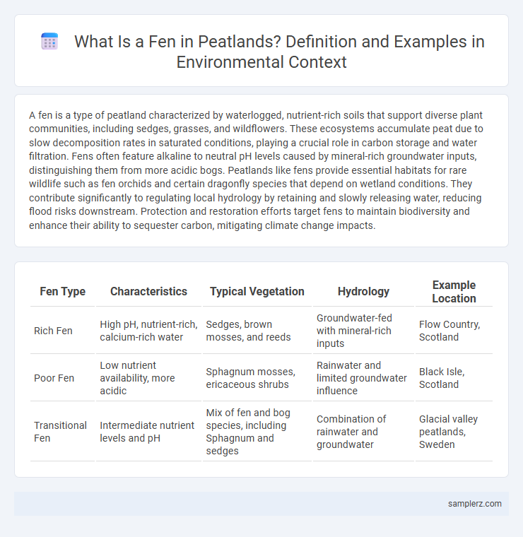 What Is a Fen in Peatlands? Definition and Examples in Environmental Context