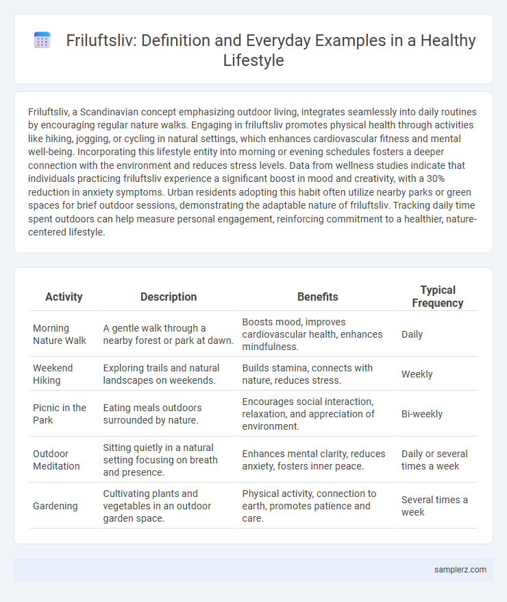 Friluftsliv: Definition and Everyday Examples in a Healthy Lifestyle